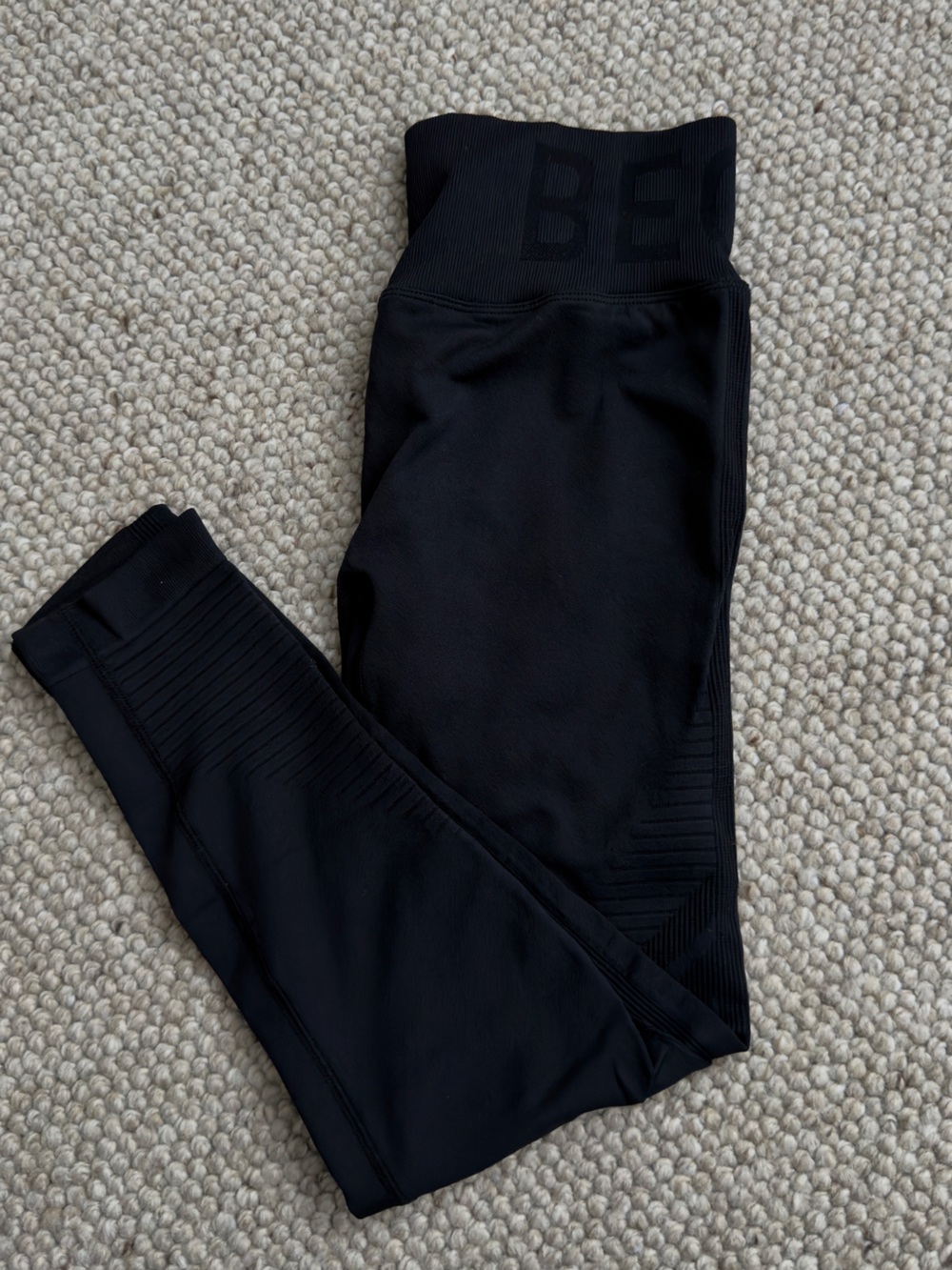 High-Waist Black Seamless Butt Lift Leggings